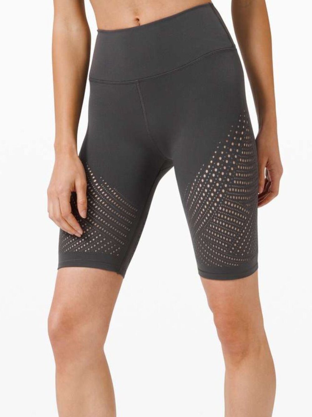 Lululemon Reveal Short Digital Rain 9" - 10 Graphite Grey